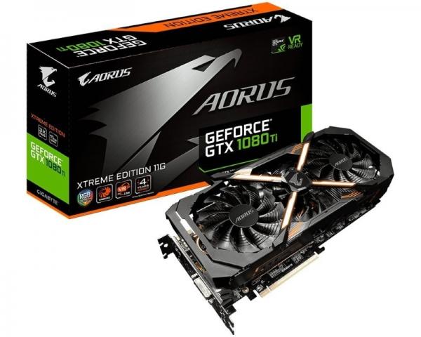 GIGABYTE nVidia GeForce GTX 1080ti 11GB 352bit GV-N108TAORUS X-11GD 1.0
