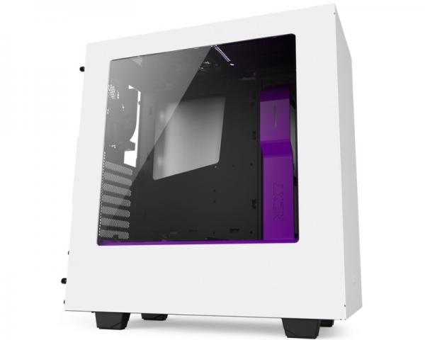 NZXT S340 kućište belo-ljubičasto (CA-S340W-W3)