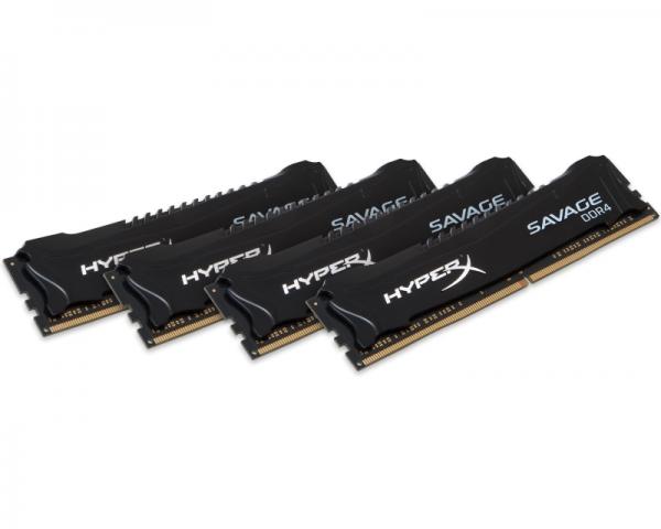 KINGSTON DIMM DDR4 16GB (4x4GB kit) 2400MHz HX424C12SB2K4/16 HyperX XMP Savage