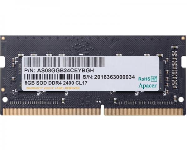 APACER SODIMM DDR4 8GB 2400MHz Retail ES.08G2T.KFM