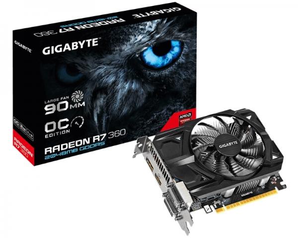 GIGABYTE AMD Radeon R7 360 2GB 128bit GV-R736OC-2GD rev.3.0