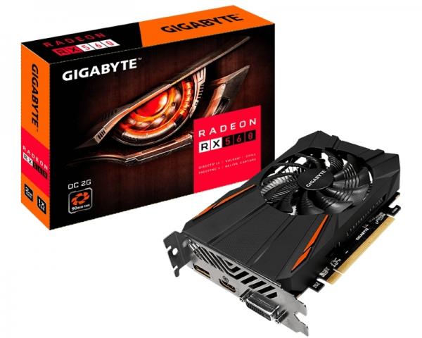 GIGABYTE AMD Radeon RX 560 GAMING 2GB 128bit GV-RX560OC-2GD rev. 1.0