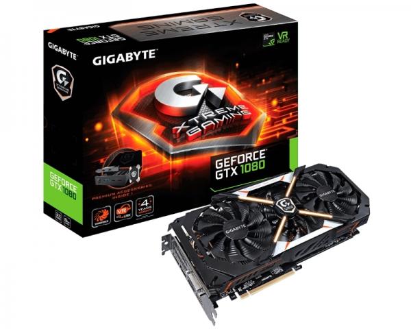 GIGABYTE nVidia GeForce GTX 1080 8GB 256bit GV-N1080XTREME-8GD-PP rev. 2.0