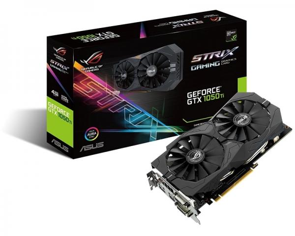 ASUS nVidia GeForce GTX 1050 Ti 4GB 128bit STRIX-GTX1050TI-4G-GAMING
