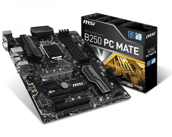 MSI B250 PC MATE + Interceptor DS B1 gaming miš