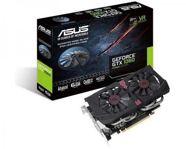 ASUS nVidia GeForce GTX 1060 6GB 192bit GTX1060-A6G-9GBPS