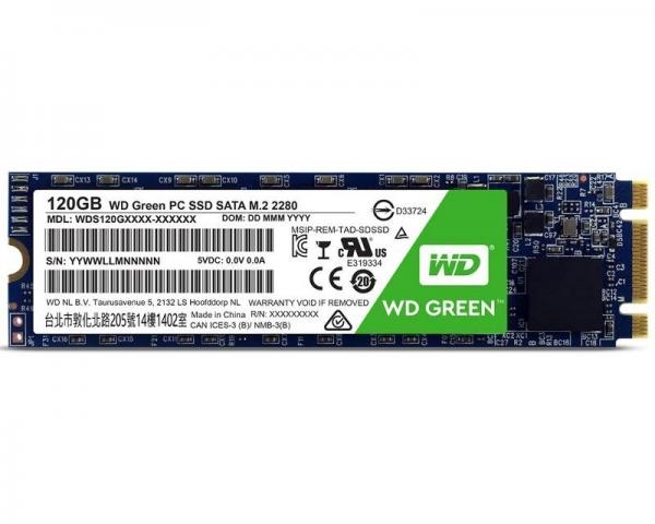 WD 120GB M.2 SATA III WDS120G1G0B Green