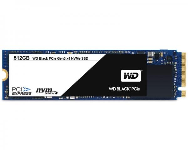 WD 512GB M.2 PCIe Gen 3 WDS512G1X0C Black
