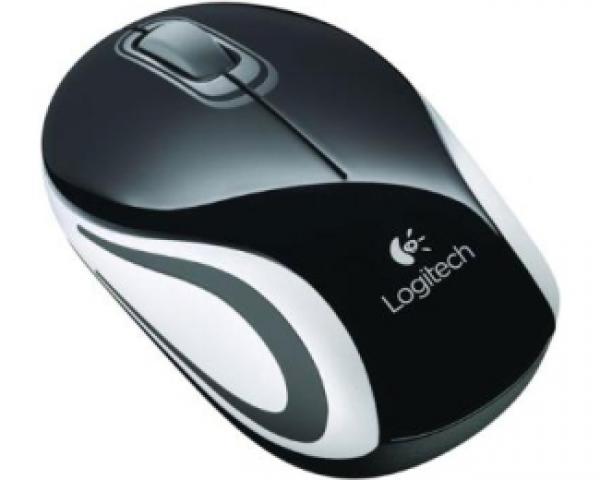 LOGITECH M187 Wireless Mini Mouse crni miš