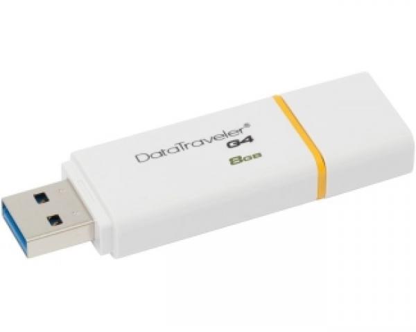 KINGSTON 8GB DataTraveler I Generation 4 USB 3.0 flash DTIG4/8GB žuto-beli