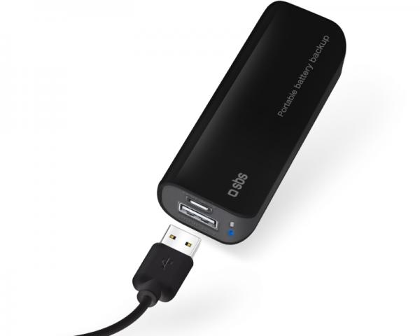 SBS Prenosni punjač USB 2.200mAh crni TEBB2200K