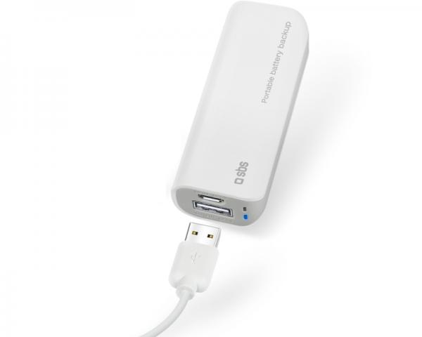 SBS Prenosni punjač USB 3.000mAh beli TEBB30001UW