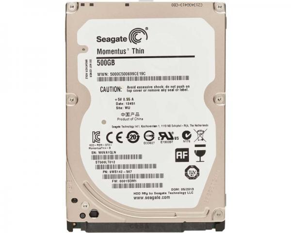 SEAGATE 500GB 2.5 SATA II 16MB 5.400rpm ST500LT012 Momentus Thin