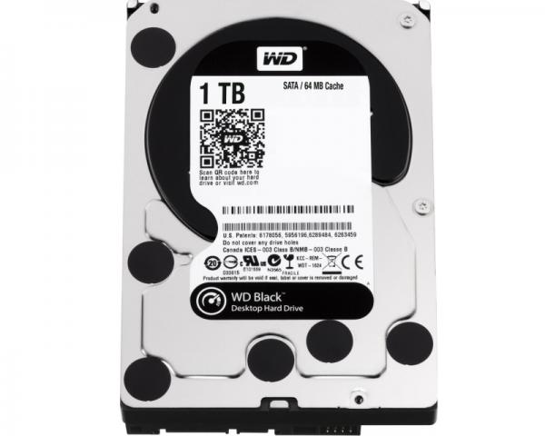 WD 1TB 3.5 SATA III 64MB 7.200rpm WD1003FZEX Black