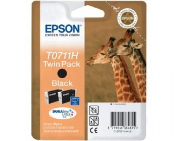 EPSON T0711H Twin pack crni kertridž