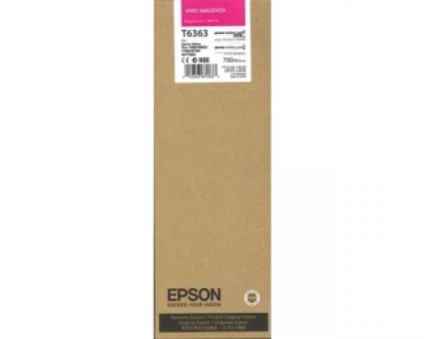 EPSON T6363 UltraChrome HDR vivid magenta 700ml kertridž