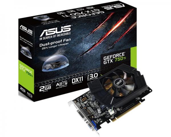 ASUS nVidia GeForce GTX 750 Ti 2GB 128bit GTX750TI-PH-2GD5