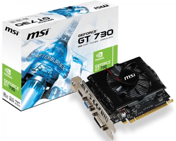 MSI nVidia GeForce GT 730 2GB 128bit N730-2GD3V2