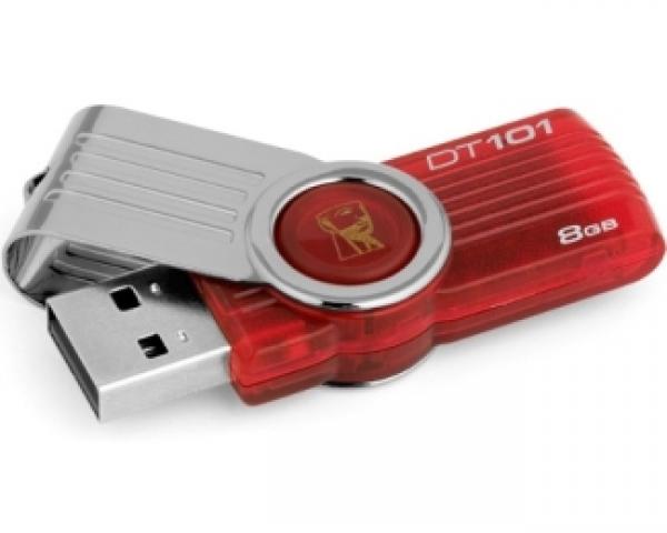 KINGSTON 8GB DataTraveler 101 Generation 2 USB 2.0 flash DT101G2/8GB crveni
