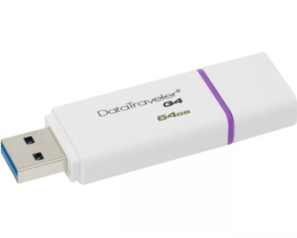 KINGSTON 64GB DataTraveler I Generation 4 USB 3.0 flash DTIG4/64GB ljubičasto-beli