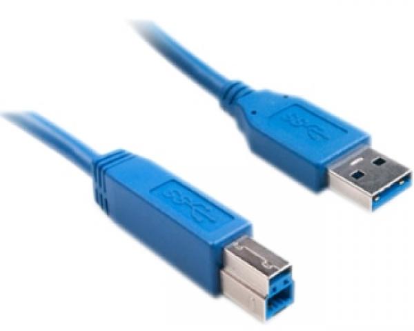 FAST ASIA Kabl USB 3.0 tip A - USB 3.0 tip B M/M 1.8m plavi