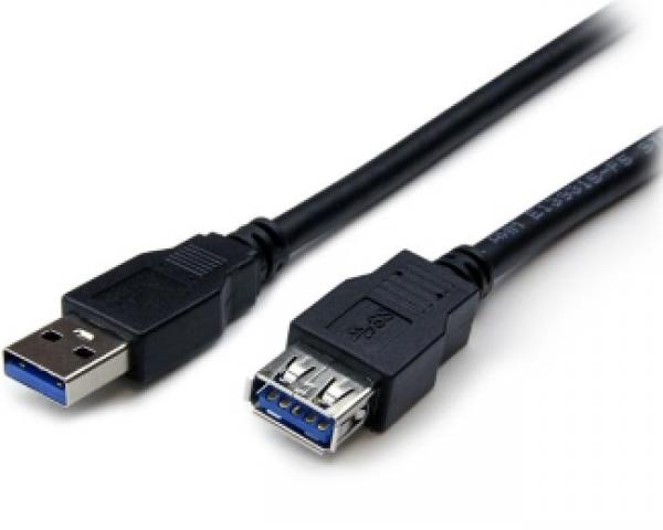 FAST ASIA Kabl USB 3.0 tip A - USB 3.0 tip A M/F 1.8m crni