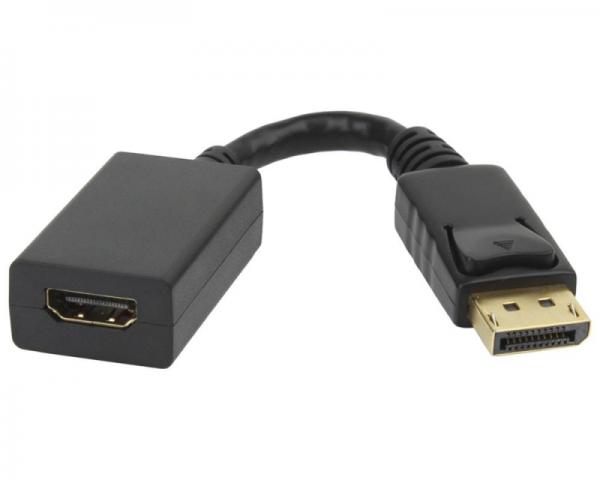 FAST ASIA Kabl adapter DisplayPort (M) - HDMI (F) crni
