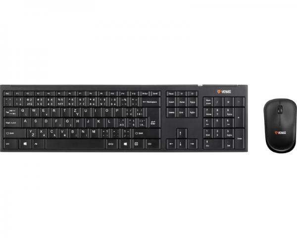 YENKEE YKM 2005CS Delhi Wireless USB US tastatura + Wireless crni miš