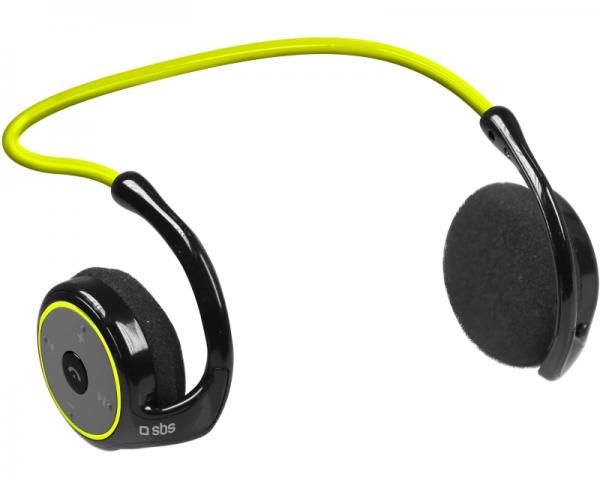 SBS Slušalice sa mikrofonom za mobilne uređaje Bluetooth Sport Runway Fit žute TESPORTHEADPHBTY