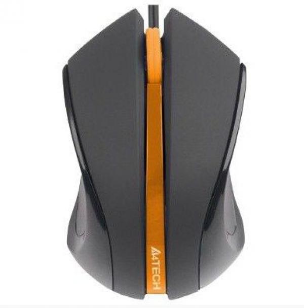 A4-N-310-1 V-Track padless mouse, black+orange, USB