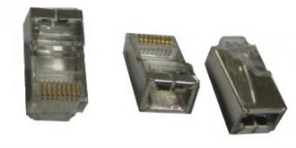 PLUG5SP Gembird shielded modular 30u gold plated LAN konektor