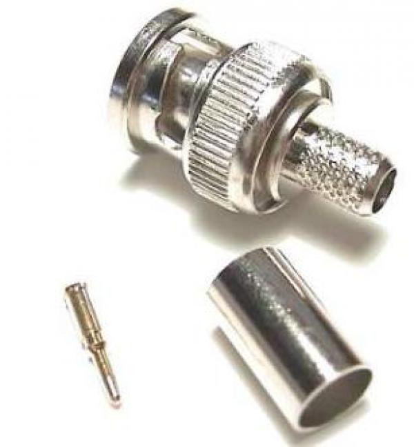 CA-BNC59-001 RG-59 BNC crimping connector, 50kom u pakovanju