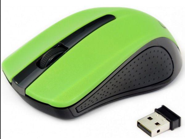 MUSW-101-G Gembird Bezicni mis 2,4Ghz opticki USB 1200Dpi green