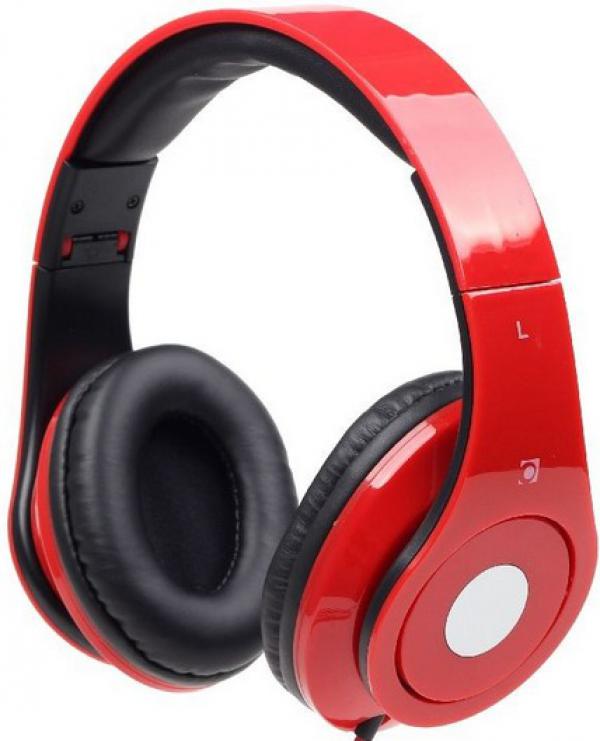 MHS-DTW-R Gembird Stereo slusalice sa mikrofonom Detroit red (1x3,5mm)