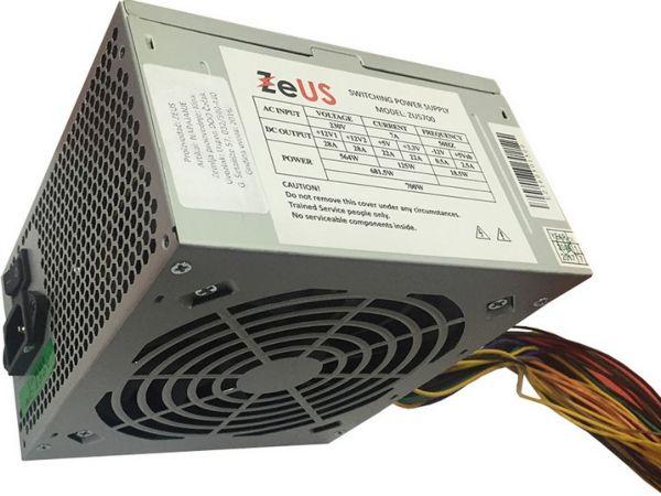 ZEUS ZUS-700 NAPAJANJE 700W 1x 20+4pin, 2x 4pin, 2x IDE, 3x S-ATA, 1x PCI-E 6pin 120mm