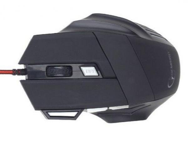 MUSG-02 Gembird Gaming mis opticki illuminated 1200-3600Dpi black