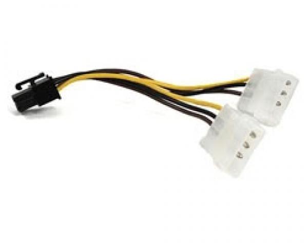 FAST ASIA Adapter naponski PCI-E 6pin - 2xMolex 4pin