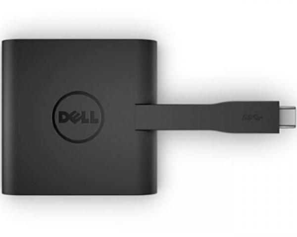 DELL DA200 Adapter USB-C - HDMI/VGA/RJ-45/USB 3.0
