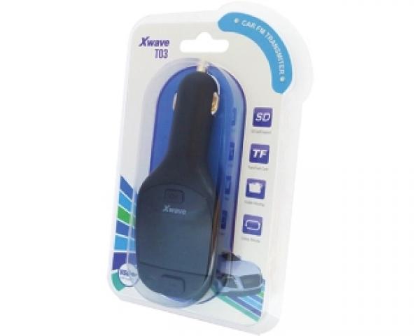 XWAVE FM Transmitter T03 crni SD/USB + daljinski