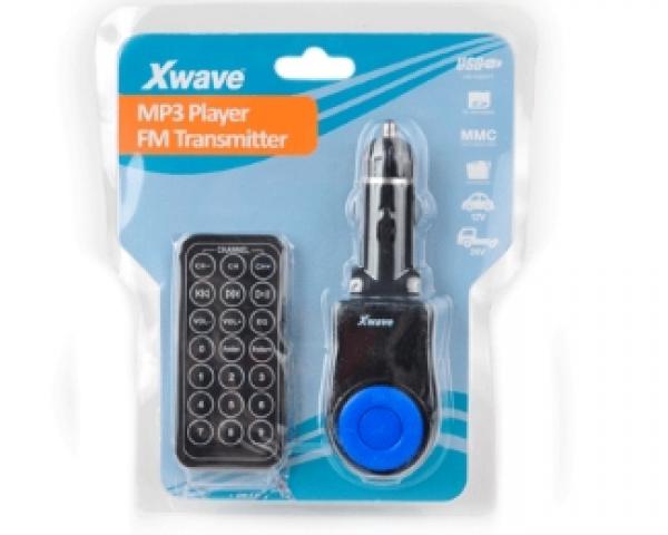 XWAVE FM Transmitter BT63 plavi SD/USB + daljinski