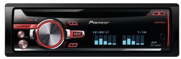 AUTO RADIO Pioneer DEH-X8600BT radiobluetoothzadnji USBCDMP3