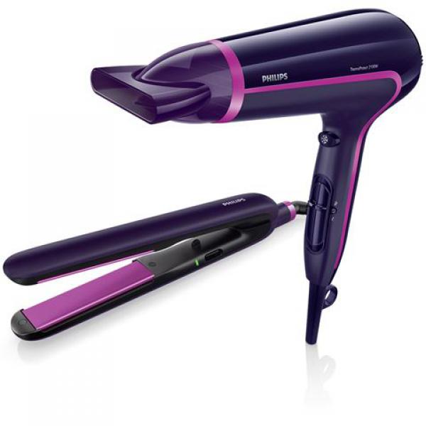 PHILIPS fen + pegla za kosu HP864050, 2100W