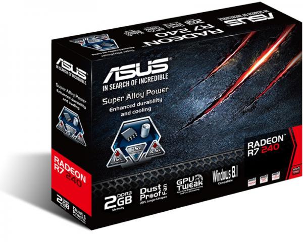 ASUS AMD Radeon R7 240 2GB 128bit R7240-2GD3-L