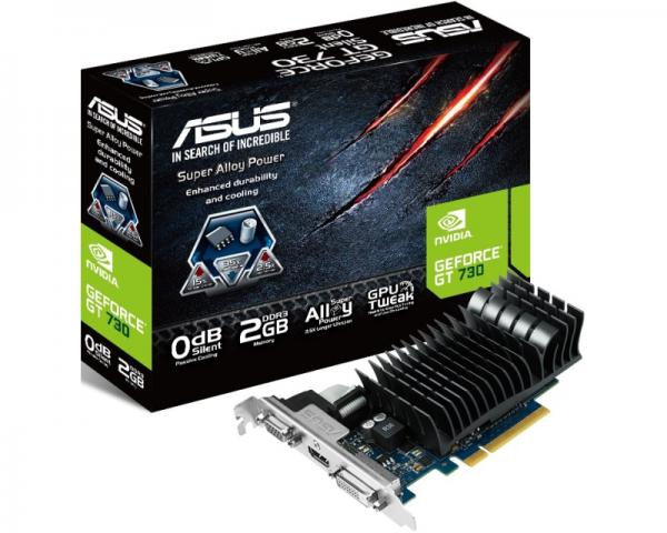 ASUS nVidia GeForce GT 730 2GB 64bit GT730-SL-2GD3-BRK