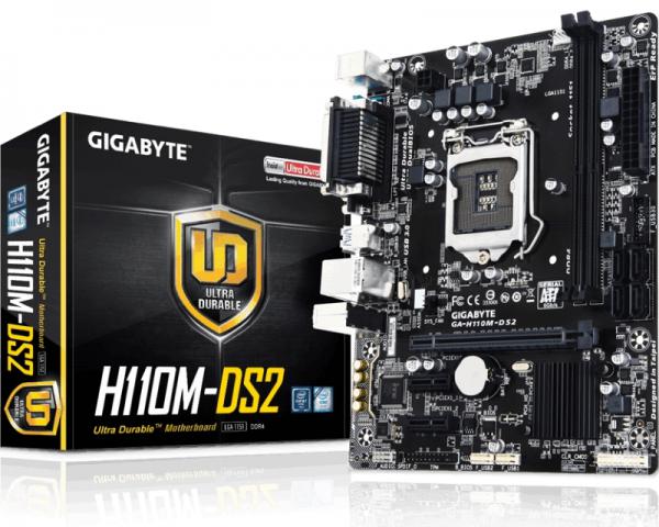 Gigabyte Intel MB GA-H110M-DS2 1151