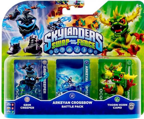 Skylanders SWAP Force Battle Pack (Grim Creeper + Arkeyan Crossbow + Thorn Horn Camo)