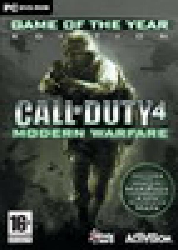 PC Call of Duty 4 Modern Warfare Game Of The Year