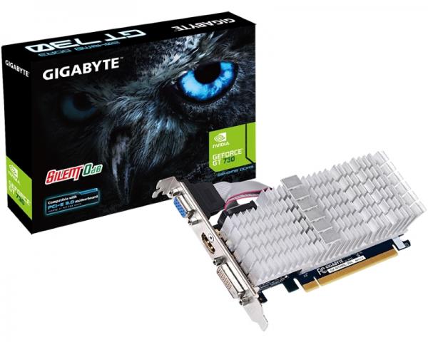 GIGABYTE nVidia GeForce GT 730 2GB 64bit GV-N730SL-2GL rev. 1.0