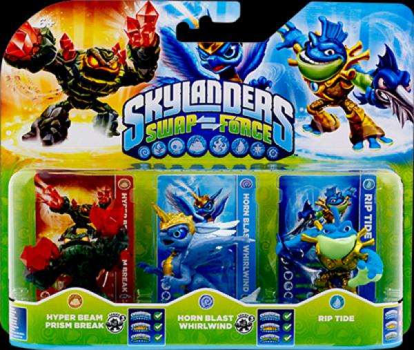 Skylanders SWAP Force Triple Pack E (Rip Tide + Whirlwind + Prism Brake)