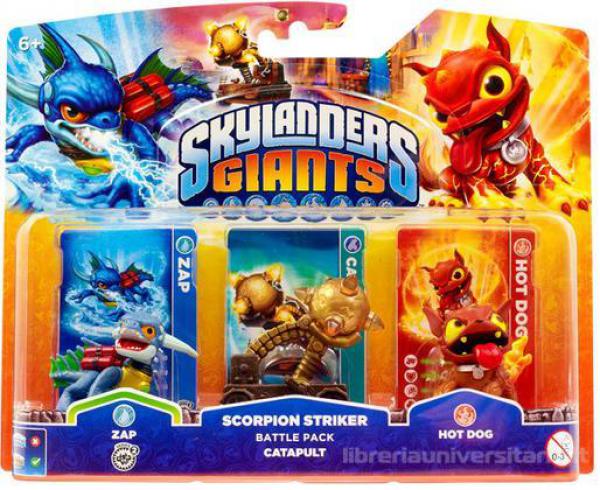 Skylanders GIANTS Battle Pack 2 (Zap + Catapult + Hot Dog)